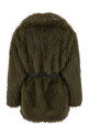 'Portal' faux fur coat Green 'Portal' faux fur coat Green