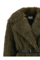 'Portal' faux fur coat Green 'Portal' faux fur coat Green