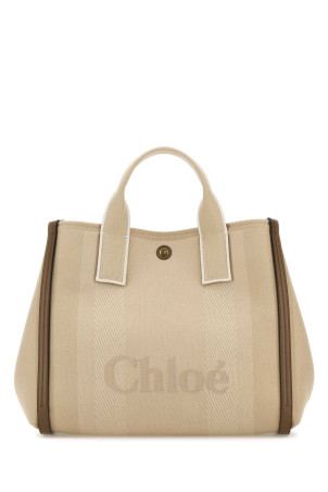 Багатоколірна полотняна сумка для покупок Chloé Carry CHLOE (CHC25SS910O65) Багатоколірна полотняна сумка для покупок Chloé Carry CHLOE (CHC25SS910O65)