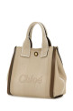 Многоцветная холщовая небольшая сумка для покупок Chloé Carry CHLOE (CHC25SS911O65) Многоцветная холщовая небольшая сумка для покупок Chloé Carry CHLOE (CHC25SS911O65)