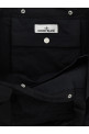 Logo patch shopping bag Black