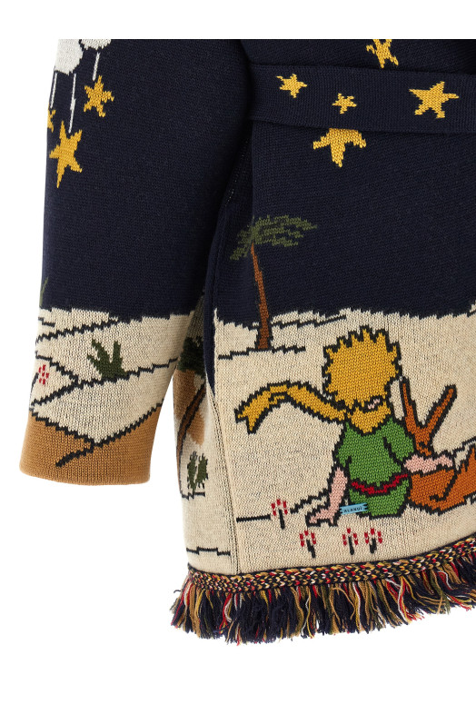 'Collab The Little Prince' cardigan Blue