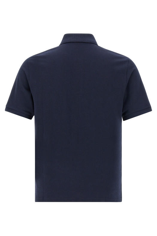 Поло с вышитым логотипом Синий SAINT LAURENT 798944Y37HC4140 Поло с вышитым логотипом Синий SAINT LAURENT 798944Y37HC4140