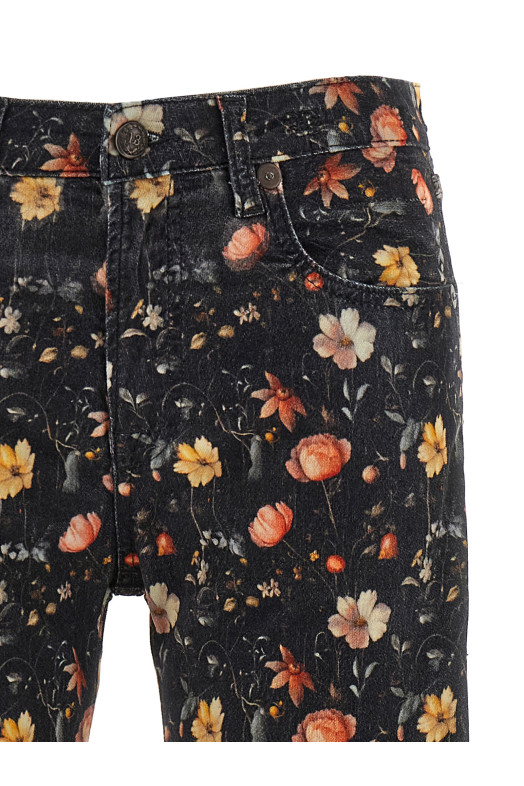 Джинси «Joan Kick Flare» Різнокольорові R13WD200D366ALUNARPETALVELVETEENBLACK Джинси «Joan Kick Flare» Різнокольорові R13WD200D366ALUNARPETALVELVETEENBLACK
