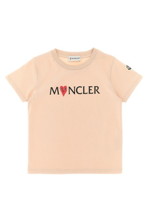 Футболка з логотипом Рожева MONCLER ENFANT K29548C0003583907514 Футболка з логотипом Рожева MONCLER ENFANT K29548C0003583907514
