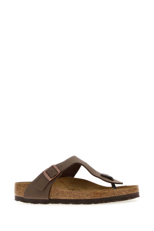 Mud leather Gizeh thong slippers Brown BIRKENSTOCK (043751) Mud leather Gizeh thong slippers Brown BIRKENSTOCK (043751)
