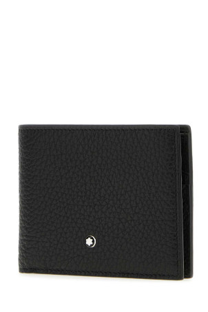 Чорний шкіряний гаманець MONTBLANC (220198)