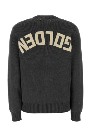 Charcoal stretch cotton blend Dany sweater GOLDEN GOOSE DELUXE BRAND (GWP00951P000662) Charcoal stretch cotton blend Dany sweater GOLDEN GOOSE DELUXE BRAND (GWP00951P000662)
