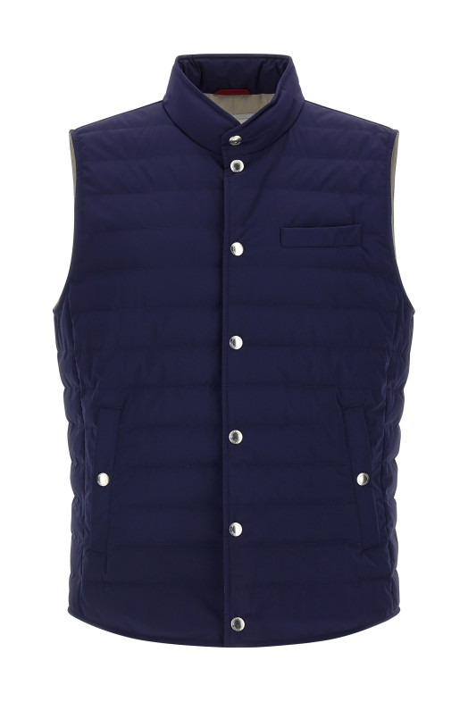 Quilted vest Blue Quilted vest Blue