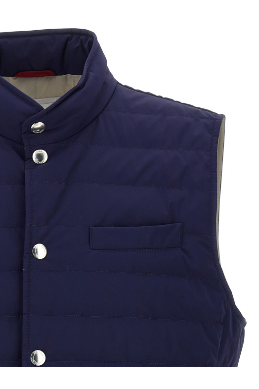 Quilted vest Blue Quilted vest Blue