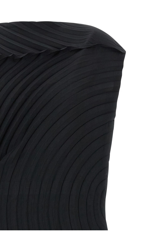 Сукня «Paper Bag Pleats» Чорна IM58FH11415