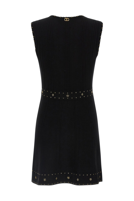Rhinestone studded dress Black Rhinestone studded dress Black