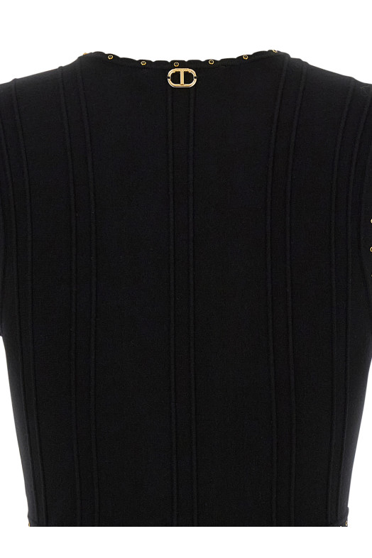 Rhinestone studded dress Black Rhinestone studded dress Black