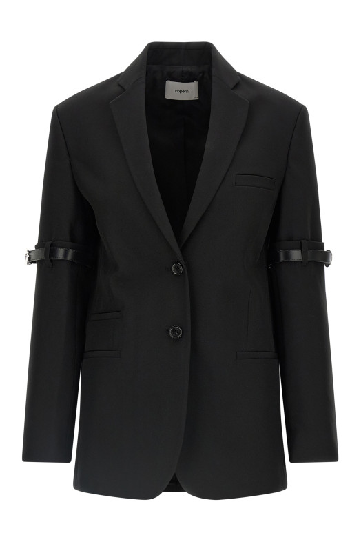 Блейзер «Logo Belted» Черный COPV37F3004BLK Блейзер «Logo Belted» Черный COPV37F3004BLK