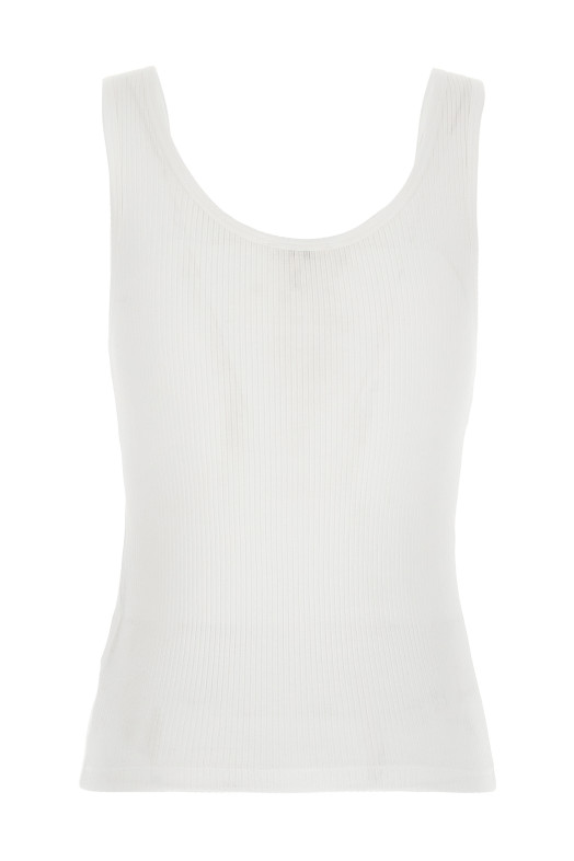 Logo embroidery top White Logo embroidery top White