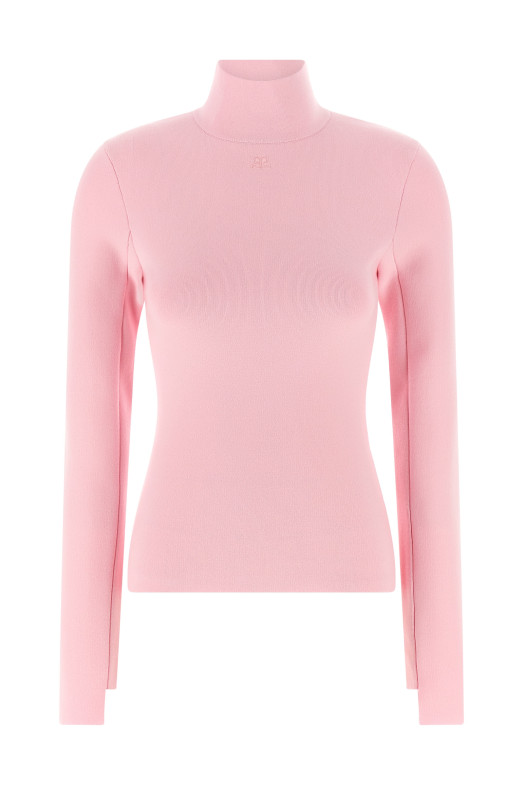 Interlock viscose sweater Pink