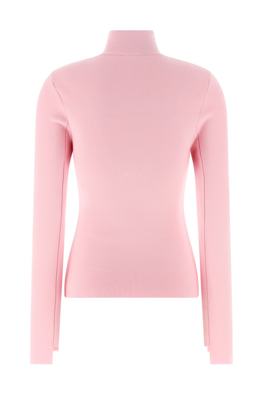 Interlock viscose sweater Pink