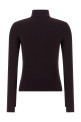 Interlock viscose sweater Bordeaux