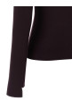 Interlock viscose sweater Bordeaux