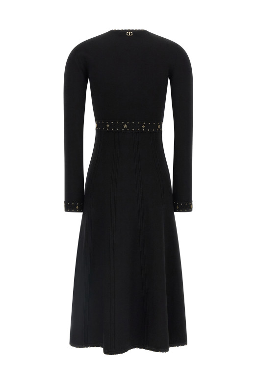 Rhinestone studded dress Black Rhinestone studded dress Black