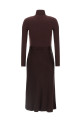 Сукня з високим коміром бордового кольору ELISABETTA FRANCHI AM06B56E2EA4