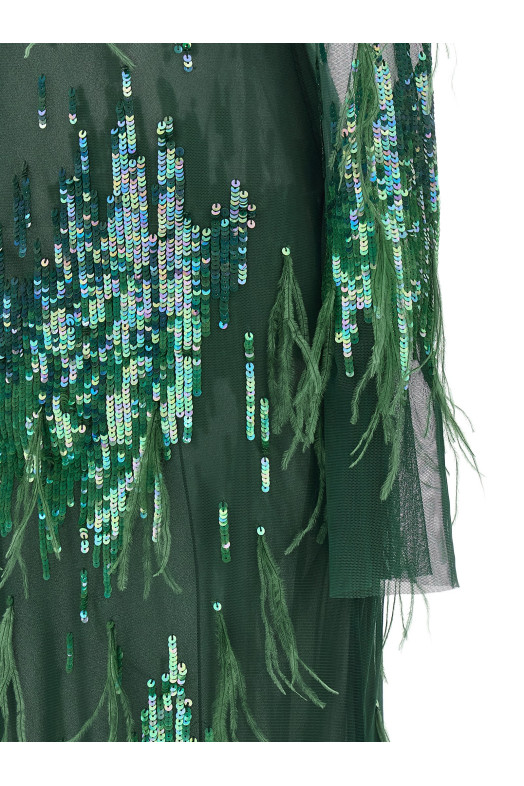 'Pacman' dress Green