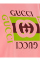 Футболка с принтом «Gucci Incrocio GG e Web» Розовый 837959XJHG95033 Футболка с принтом «Gucci Incrocio GG e Web» Розовый 837959XJHG95033