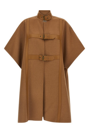 Wool cape Beige Wool cape Beige