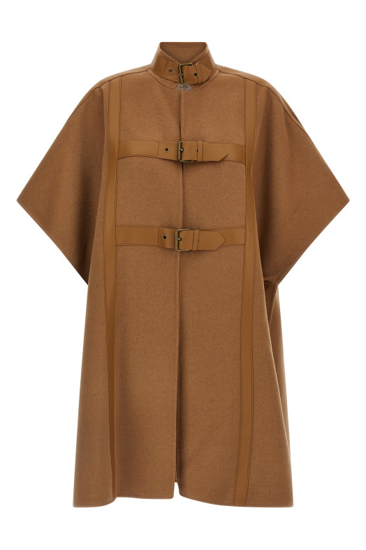 Wool cape Beige Wool cape Beige