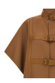 Wool cape Beige Wool cape Beige
