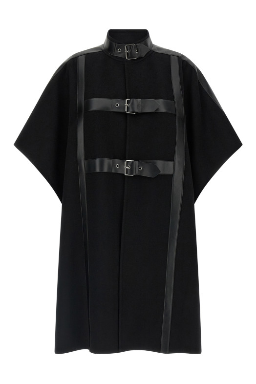 Wool cape Black Wool cape Black