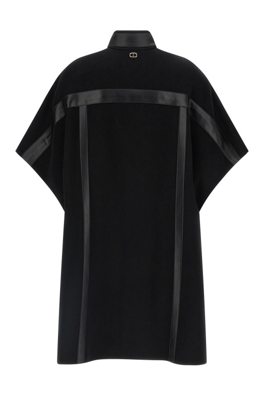 Wool cape Black Wool cape Black
