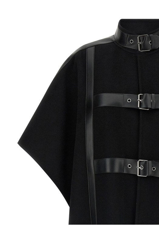 Wool cape Black Wool cape Black