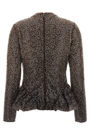 Топ з паєтками Бежевий ROTATE BIRGER CHRISTENSEN 11465030733073 Топ з паєтками Бежевий ROTATE BIRGER CHRISTENSEN 11465030733073