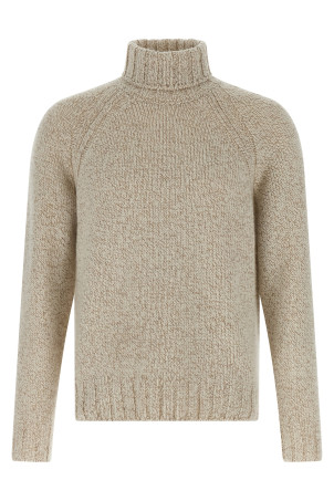 Cashmere turtleneck sweater Beige Cashmere turtleneck sweater Beige