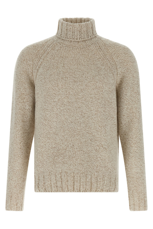 Cashmere turtleneck sweater Beige Cashmere turtleneck sweater Beige