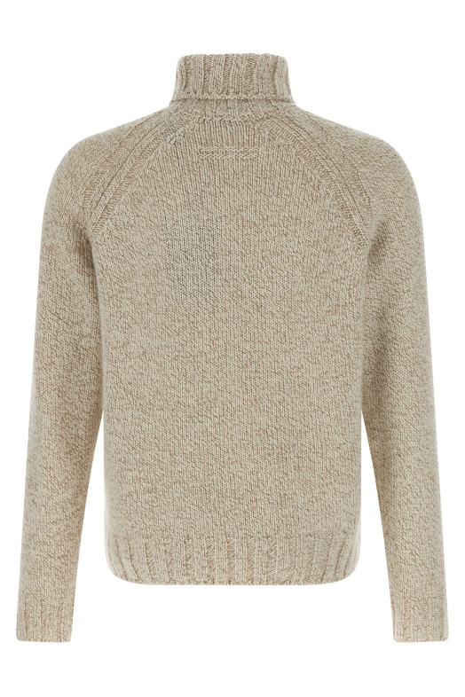 Cashmere turtleneck sweater Beige Cashmere turtleneck sweater Beige