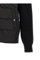 Two-material puffer jacket Black Two-material puffer jacket Black