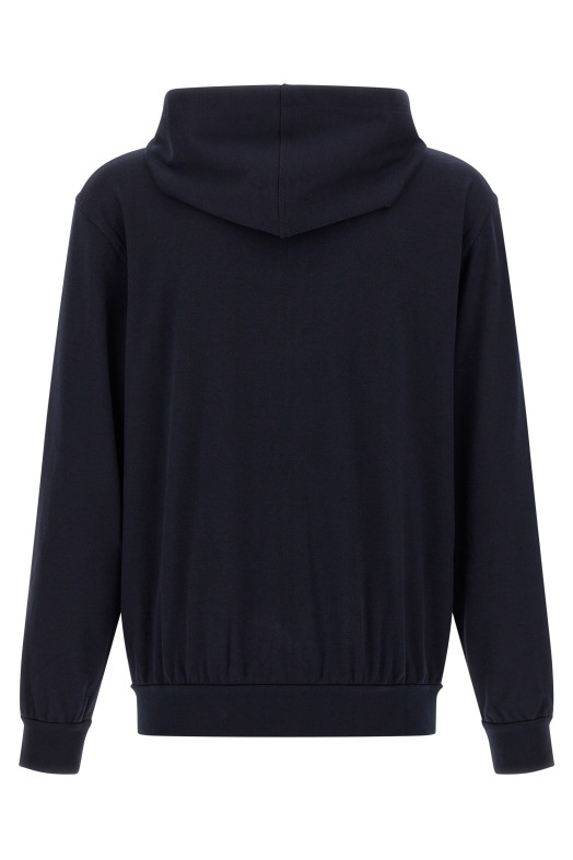 Бавовняна толстовка з капюшоном Синя BRIONI UJSE0LOD6054100 Бавовняна толстовка з капюшоном Синя BRIONI UJSE0LOD6054100