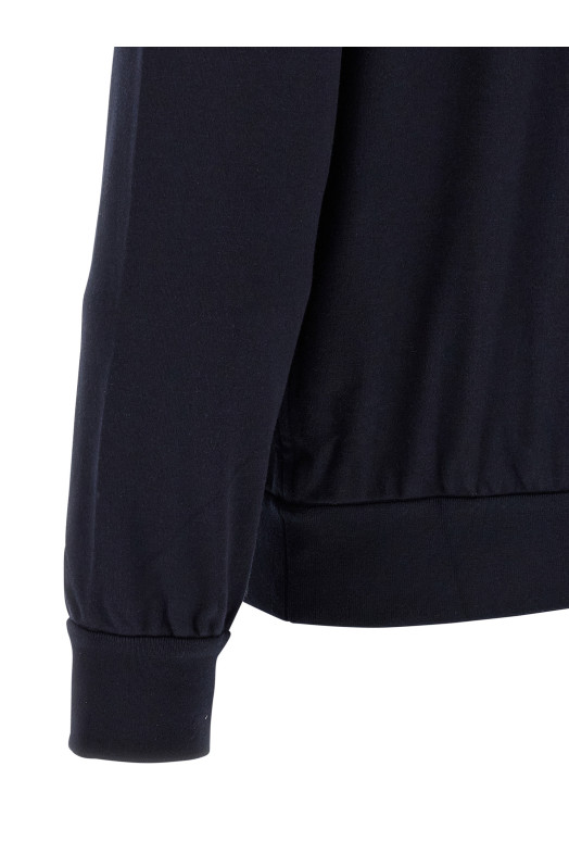 Бавовняна толстовка з капюшоном Синя BRIONI UJSE0LOD6054100 Бавовняна толстовка з капюшоном Синя BRIONI UJSE0LOD6054100