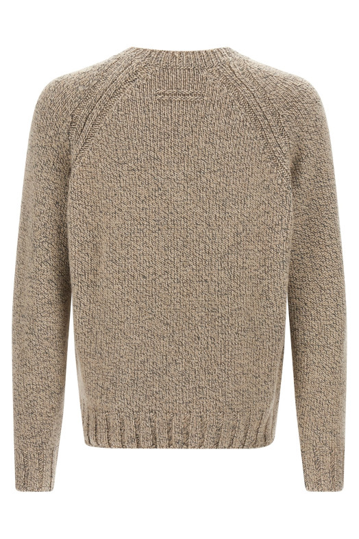 Кашеміровий светр Бежевий ZEGNA UGB30A2300903001 Кашеміровий светр Бежевий ZEGNA UGB30A2300903001