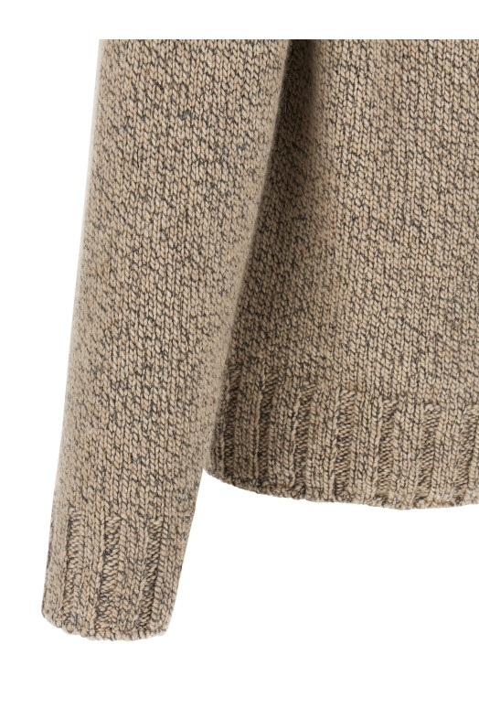 Кашеміровий светр Бежевий ZEGNA UGB30A2300903001 Кашеміровий светр Бежевий ZEGNA UGB30A2300903001