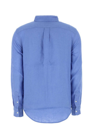 Cerulean blue linen shirt Black POLO RALPH LAUREN (211970730)