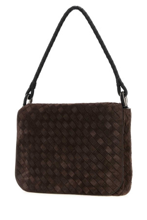 Коричнева замшева сумка через плече BOTTEGA VENETA (795074V1QE5) Коричнева замшева сумка через плече BOTTEGA VENETA (795074V1QE5)
