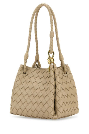 Бежевая кожаная маленькая сумка Parachute BOTTEGA VENETA (796569VCPPT) Бежевая кожаная маленькая сумка Parachute BOTTEGA VENETA (796569VCPPT)