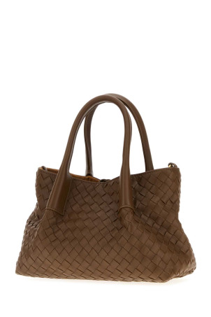 Коричнева шкіряна невелика сумка для покупок Pinacoteca BOTTEGA VENETA (819004V5AG1) Коричнева шкіряна невелика сумка для покупок Pinacoteca BOTTEGA VENETA (819004V5AG1)