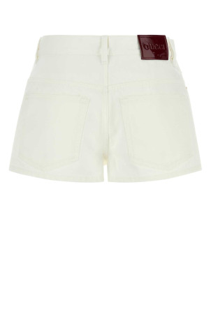 White denim shorts GUCCI (820017XDC9F) White denim shorts GUCCI (820017XDC9F)
