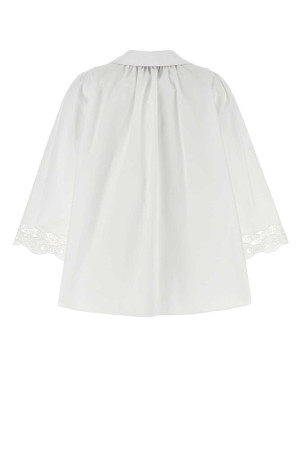 Біла блузка з попліну GUCCI (826591ZAJP1)