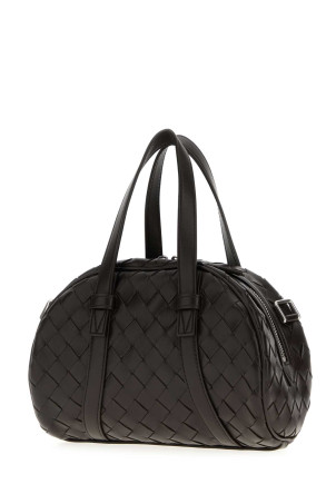 Black leather handbag BOTTEGA VENETA (837352V2HL1)