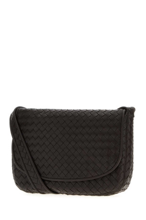 Темно-коричневая кожаная сумка через плечо BOTTEGA VENETA (843836V5KD0) Темно-коричневая кожаная сумка через плечо BOTTEGA VENETA (843836V5KD0)